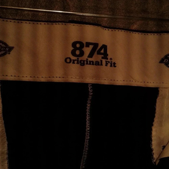 Men's NWT Dickies 864 Original Fit Black Denim Work Pants Size 36x32 - Picture 7 of 10